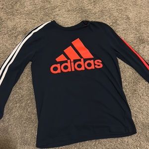 (ONLY WORN ONCE) YOUTH LARGE ADIDAS LONG SLEEVE TEE